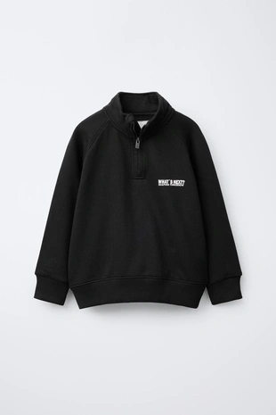 Купить Zara Комплект толстовка на молнии и брюки-джоггеры с этикетками