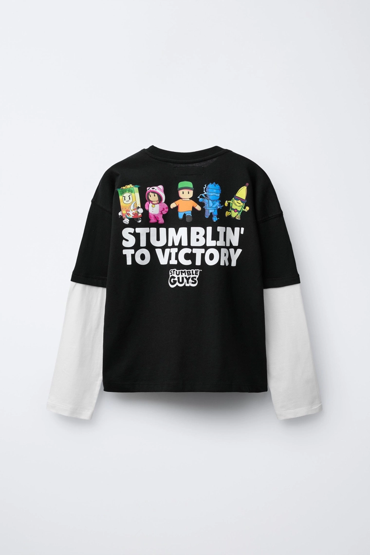 Футболка с длинными рукавами stumble guys ™ © scopely