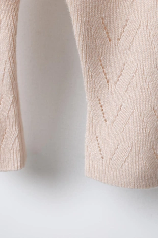 Трикотажные брюки из хлопка и шерсти- Заказать в России