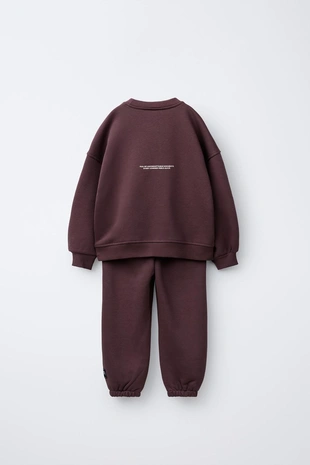 Комплект: толстовка и джоггеры с текстом- Заказать в России