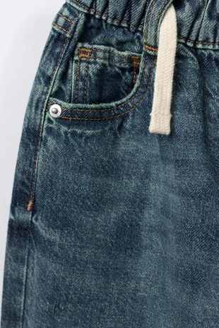 Джинсы BALLOON с эффектом потертости- Заказать в России