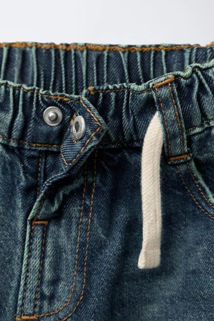 Джинсы BALLOON с эффектом потертости- Заказать в России