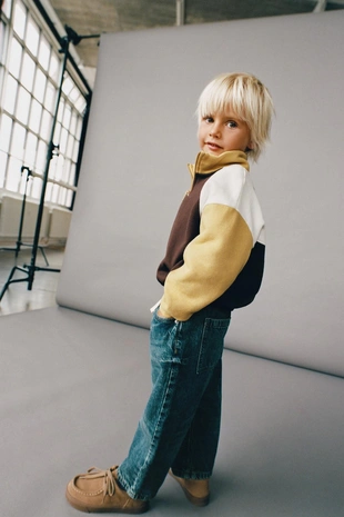 Джинсы BALLOON с эффектом потертости- Заказать в России