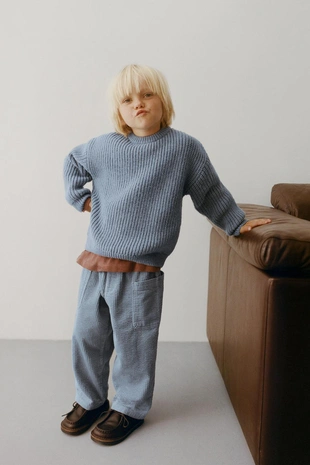 Вельветовые брюки с карманами- Заказать в России