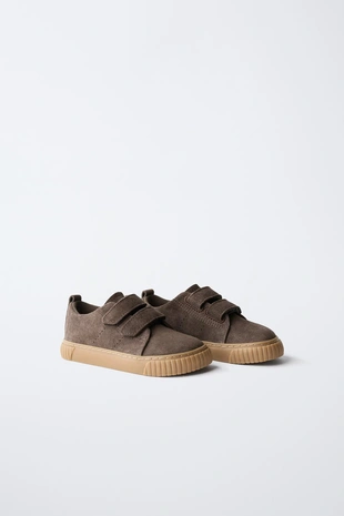 Купить Zara Кроссовки BAREFOOT из замшевой кожи