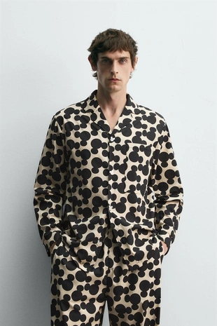Комплект пижамы с силуэтом микки мауса HARRY LAMBERT FOR ZARA X DISNEY- Заказать в России