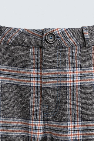 Брюки в клетку с нашивкой MICKEY MOUSE HARRY LAMBERT FOR ZARA X DISNEY- Заказать в России