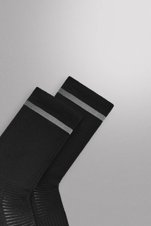 Black | 3334/403/800 - Zara Набор из 2 пар коротких носков