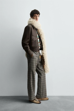 Кожаная куртка HARRY LAMBERT FOR ZARA X DISNEY- Заказать в России