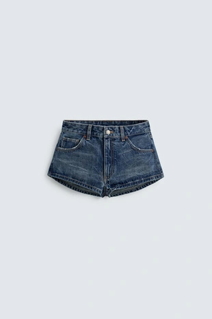 Купить Zara Мини-шорты деним HARRY LAMBERT FOR ZARA X DISNEY