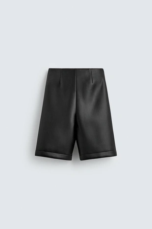 Длинные бермуды с эффектом кожи HARRY LAMBERT FOR ZARA X DISNEY- Заказать в России