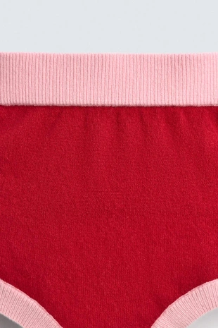 Трикотажные шорты из 100% кашемира HARRY LAMBERT FOR ZARA X DISNEY- Заказать в России