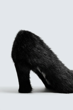 Туфли с отделкой под мех HARRY LAMBERT FOR ZARA X DISNEY- Заказать в России