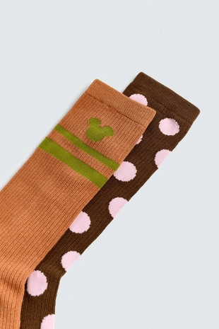 Комбинированные носки, 2 шт. HARRY LAMBERT FOR ZARA X DISNEY