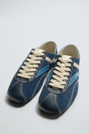 Кожаные кроссовки HARRY LAMBERT FOR ZARA X DISNEY- Заказать в России