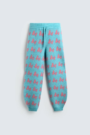 Трикотажные брюки с интарсией и лентами HARRY LAMBERT FOR ZARA X DISNEY- Заказать в России