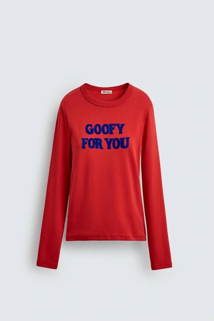 Футболка с текстом HARRY LAMBERT FOR ZARA X DISNEY- Заказать в России