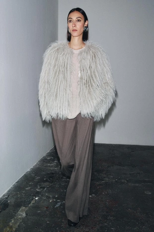 Пальто из искусственного меха — ZW COLLECTION- Заказать в России