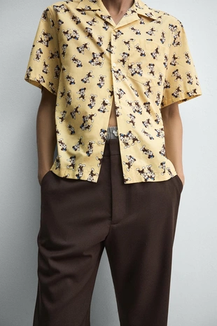 Брюки клеш HARRY LAMBERT FOR ZARA X DISNEY- Заказать в России