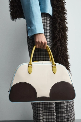 Кожаная сумка HARRY LAMBERT FOR ZARA X DISNEY- Заказать в России