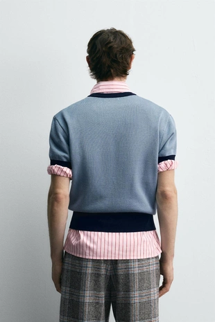 Blue | 5755/379/400 - Zara Трикотажная футболка DONALD DUCK HARRY LAMBERT FOR ZARA X DISNEY