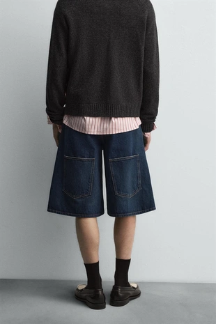Джинсовые шорты-бермуды HARRY LAMBERT FOR ZARA X DISNEY- Заказать в России