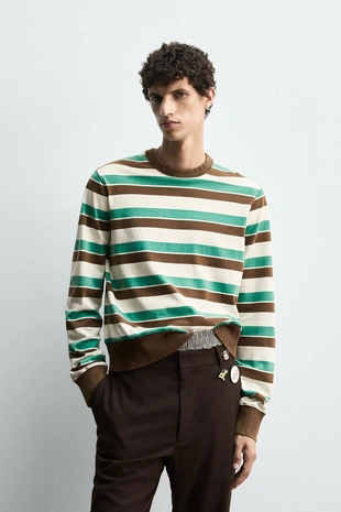 Футболка в полоску HARRY LAMBERT FOR ZARA X DISNEY- Заказать в России