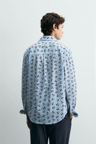 Рубашка MINNIE + MICKEY MOUSE HARRY LAMBERT для ZARA X DISNEY- Заказать в России