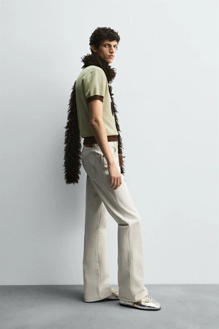 Джинсы клеш HARRY LAMBERT FOR ZARA X DISNEY- Заказать в России