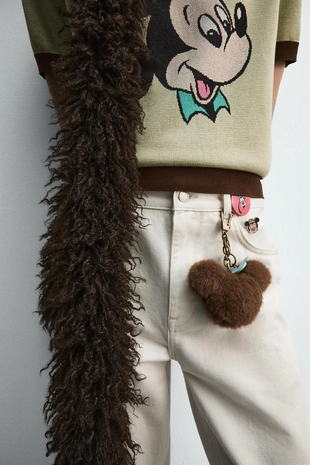 Джинсы клеш HARRY LAMBERT FOR ZARA X DISNEY- Заказать в России