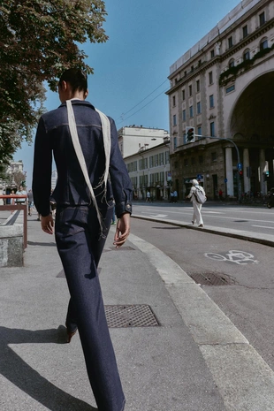 Blue | 6147/182/407 - Zara Джинсы STRAIGHT SLIM со средней посадкой и ремнем Z1975