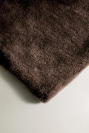 Плед из искусственного меха- Заказать в России