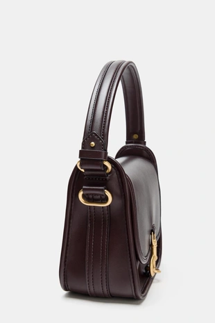 Сумка через плечо с деталями на застежке- Заказать в России