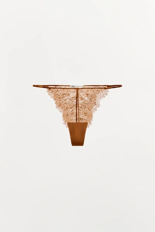 Caramel | 1758/841/732 - Zara Кружевные трусы