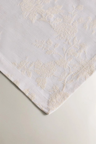 Beige | 1220/022/710 - Zara Набор хлопковых салфеток с жаккардовым узором (набор из 2)