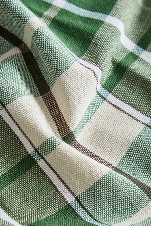 Набор покрывал из хлопка с красивым узором из окрашенной нити (набор из 2)- Заказать в России