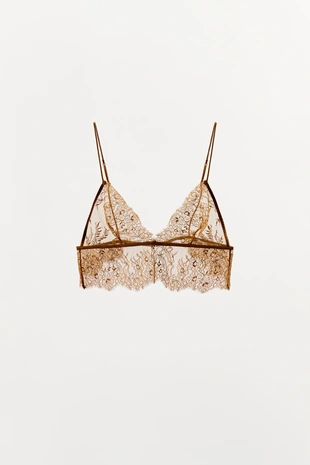 Треугольный кружевной бралетт- Заказать в России