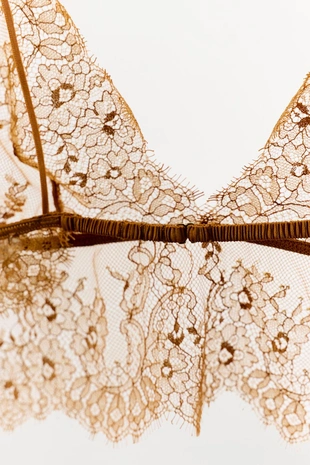 Треугольный кружевной бралетт- Заказать в России