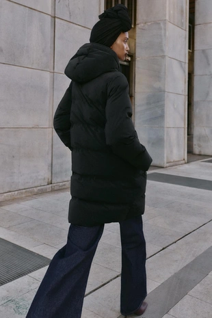 Полудлинный ветрозащитный анорак из прорезиненной ткани- Заказать в России