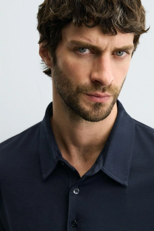 Поло с мерсеризованной отделкой- Заказать в России