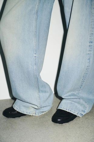 Джинсы TRF EXTRA WIDE LEG с высокой посадкой- Заказать в России