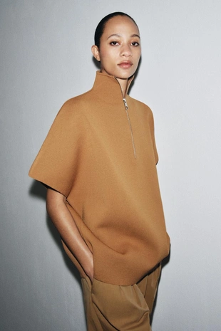 Топ-накидка на молнии- Заказать в России