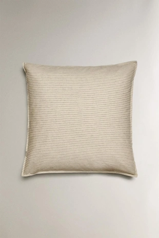 Наволочка в полоску с окрашенной нитью- Заказать в России