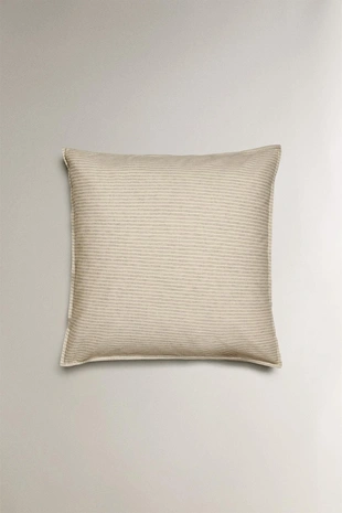 Наволочка в полоску с окрашенной нитью- Заказать в России