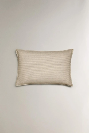 Наволочка в полоску с окрашенной нитью- Заказать в России