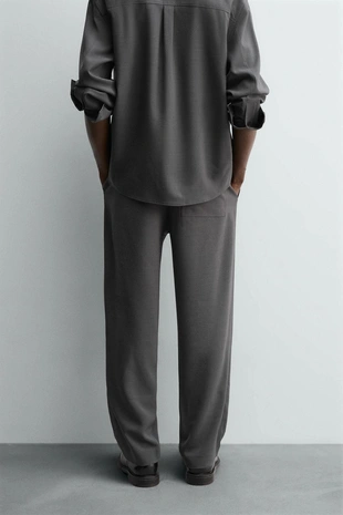Струящиеся брюки RELAXED FIT- Заказать в России