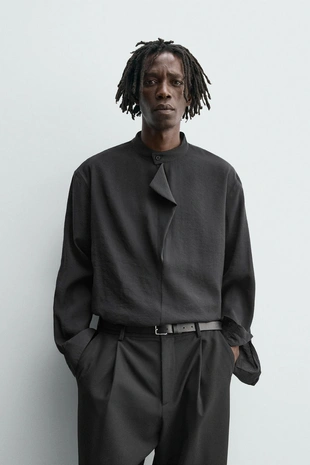 Купить Zara Рубашка-поло струящегося покроя