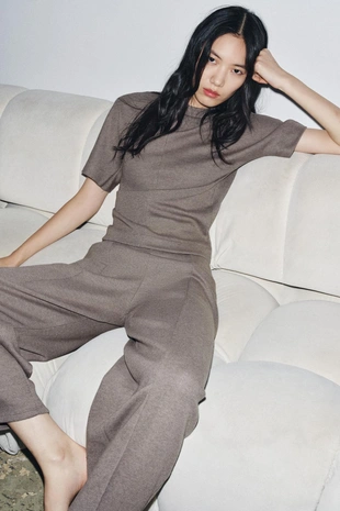 Мягкие широкие брюки- Заказать в России