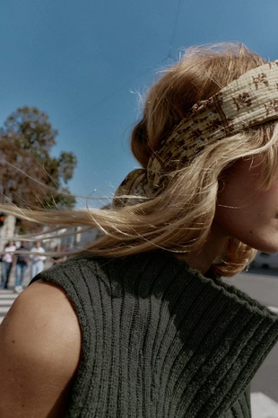 Топ из 30% шерсти в рубчик- Заказать в России