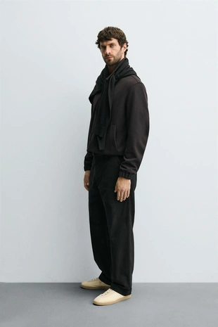 Брюки STRAIGHT FIT из твила- Заказать в России